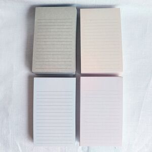 NWOT Levenger Multicolored 3 x 5 Cards, ruled